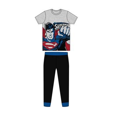 Mens Cartoon Character Superman Pyjama Set