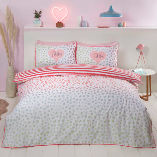 Studio Art Dalmatian Blush Design Duvet Set