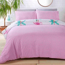 Load image into Gallery viewer, Studio Art Flamingo Duvet Set Reversible
