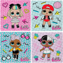 Load image into Gallery viewer, 4 Pack Official L.O.L. Surprise! Character 100% Cotton Face Cloth
