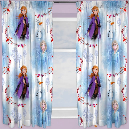 Official Disney Frozen II Element Character Ready Made Curtains 66