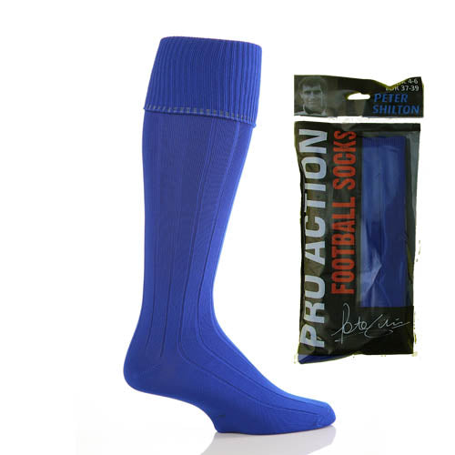 1 Pair BlueFootball Socks size 4-6