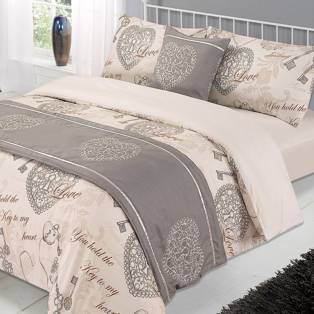 Antoinette Bed In A Bag Natural Duvet Set