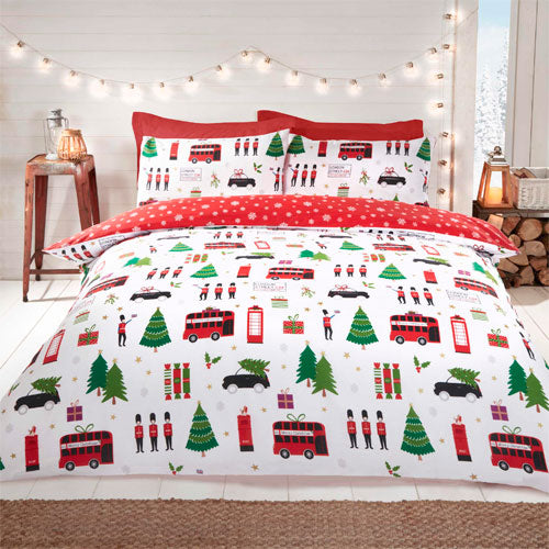 Christmas Collage Duvet Set