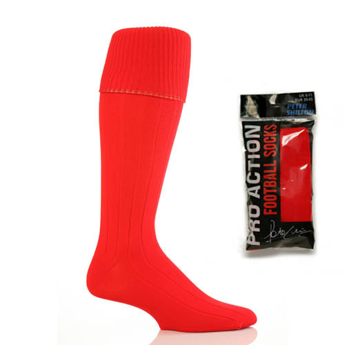 1 Pair Red Football Socks size 4-6