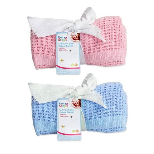 Soft Pure Cotton Cellular Blanket