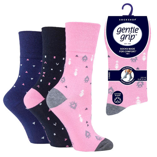 Ladies Gentle Grip Socks Bazaar