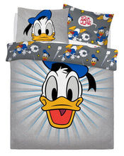 Load image into Gallery viewer, Donald Duck Graphic Double Panel Duvet Cover Set
