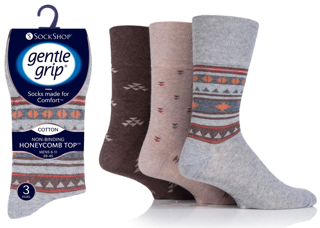 Mens Gentle Grip Socks by Sock Shop