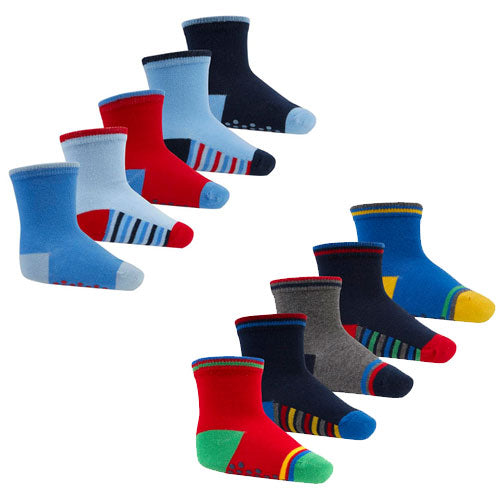 5 Pairs Baby Socks With Grip