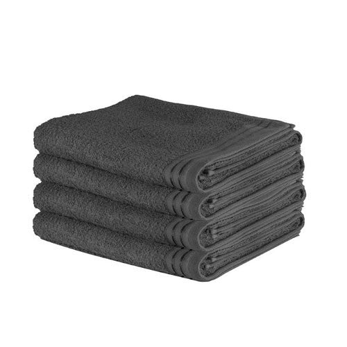 4 Pack Luxury Wilsford Cotton Charcoal Bath Sheet