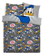 Load image into Gallery viewer, Donald Duck Graphic Double Panel Duvet Cover Set
