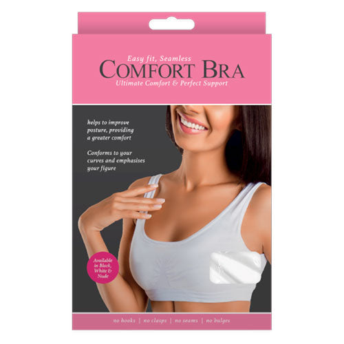 Ladies White Comfort Bra