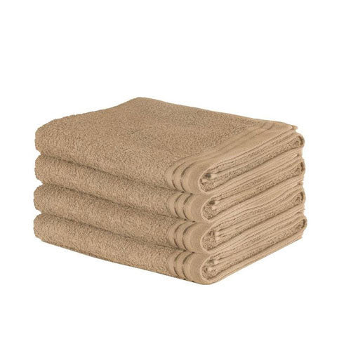 4 Pack Luxury Wilsford Cotton Mocha Bath Sheet