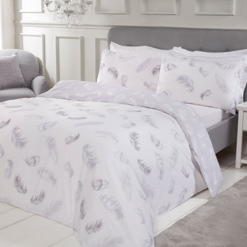 Feathers Monochrome Duvet Set