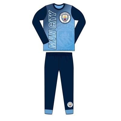 Boys Man City Sub Long Sleeve Pyjama Set