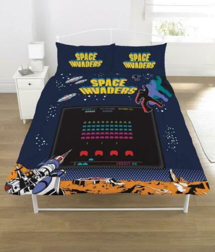 Space Invaders Coin Op Double Duvet Cover Set