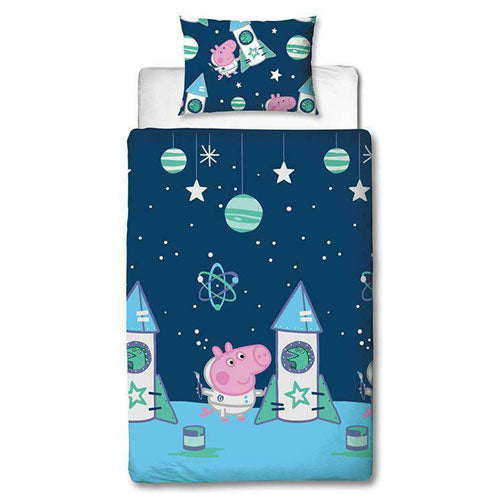 Official George Pig Boom Reversible Duvet Set