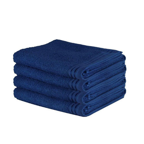 4 Pack Luxury Wilsford Cotton Royal Blue Bath Sheet