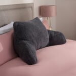 Teddy Cuddle Cushion - Charcoal - Image 3