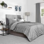 Coverless 10.5 Tog Duvet With Pillowcase - Grey - Image 2