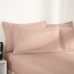 Brentfords Plain Dyed Fitted Sheet - Blush Pink