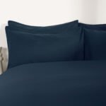Brentfords 2 Pack Plain Dyed Housewife Pillowcases - Navy - Image 6