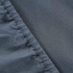 Brentfords Plain Dyed Fitted Sheet - Denim Blue - Image 3