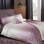 Luxury Ombre Velvet Duvet Set Pink