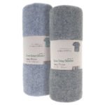 2 Pack Recycled Fabric Linea Throw 120cm X 150cm